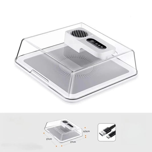 Type-C Fast Charging Defrost Box Quick Thaw Machine Frozen Meat Beef Seafood Rapid Defrosting Plate Kitchen Food Thawing Tool