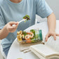 Leakproof Salad Jar, Vertical Layering Plastic Salad Jars, Lunch Box Container, Leakproof Fresh Transparent Food Container