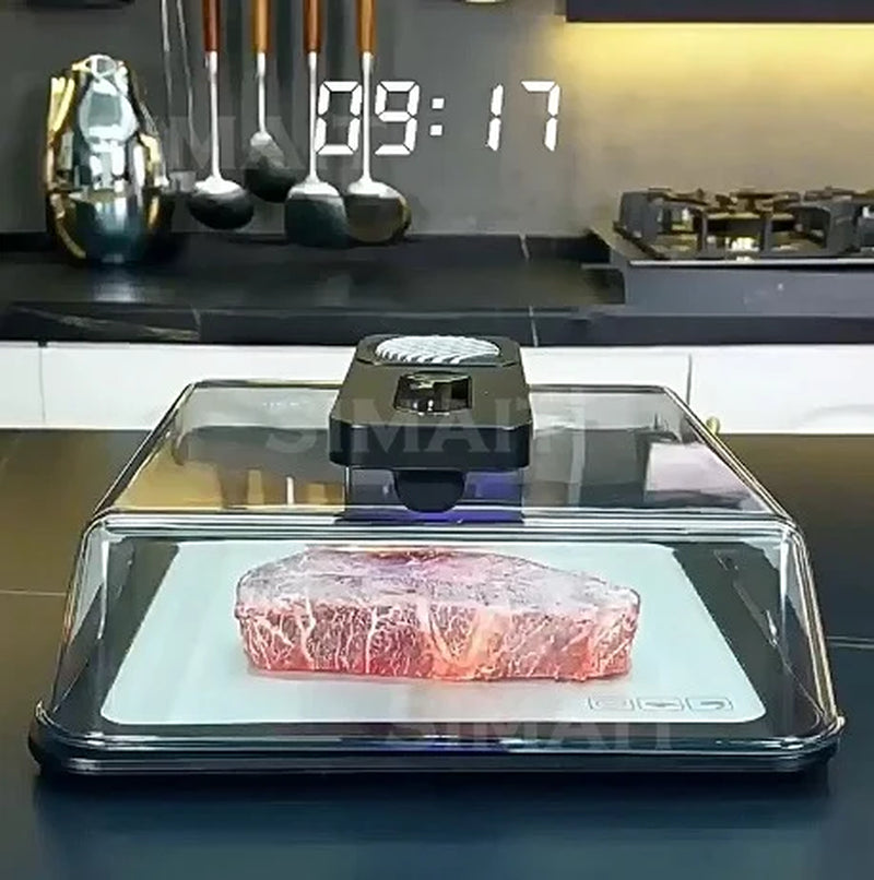 Type-C Fast Charging Defrost Box Quick Thaw Machine Frozen Meat Beef Seafood Rapid Defrosting Plate Kitchen Food Thawing Tool