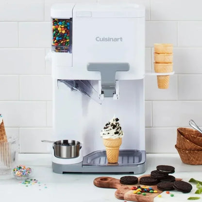 -Soft Serve Ice Cream Machine- Mix It in Ice Cream Maker for Frozen Yogurt, Sorbet, Gelato, Drinks 1.5 Quart