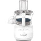 SAT 9-Cup Continuous Feed Food Processor with Fine and Medium Reversible Shredding and Slicing Disc, Universal Blade, Household