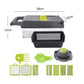 14-in-1 Vegetable Dicer & Slicer Container Set with Ergonomic Handle